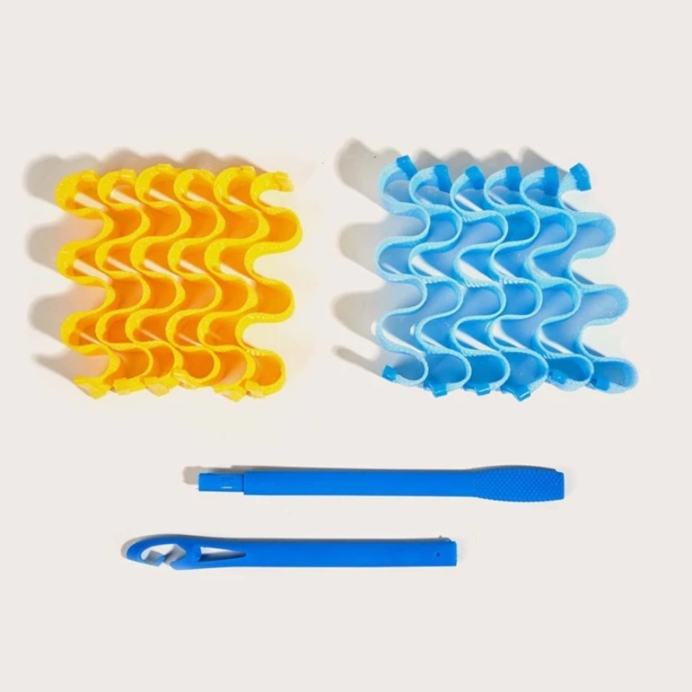 13 piece heatless hair wavers